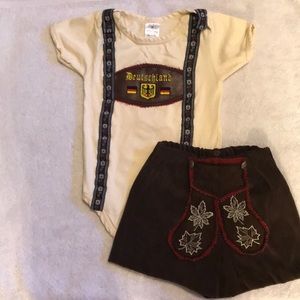 Boy 12-18 month lederhosen Octoberfest Halloween